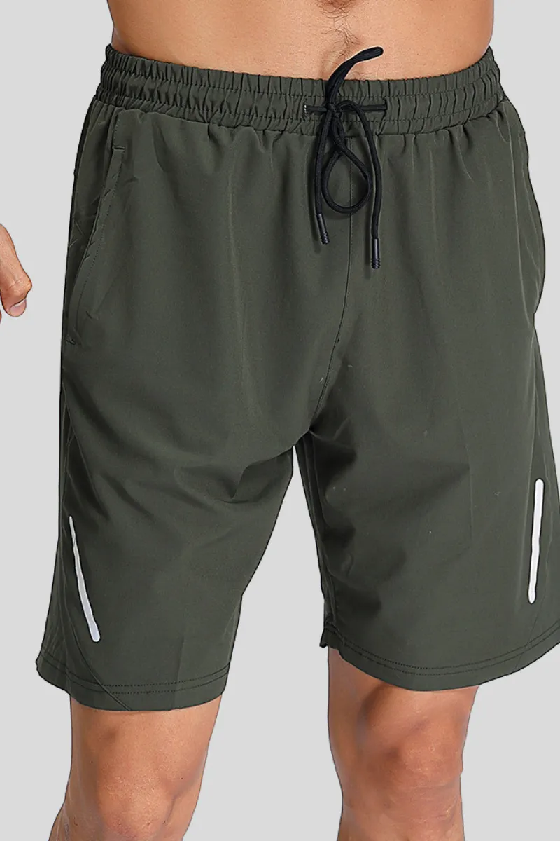 Active  Quick Dry Breathable Drawstring Athletic Shorts