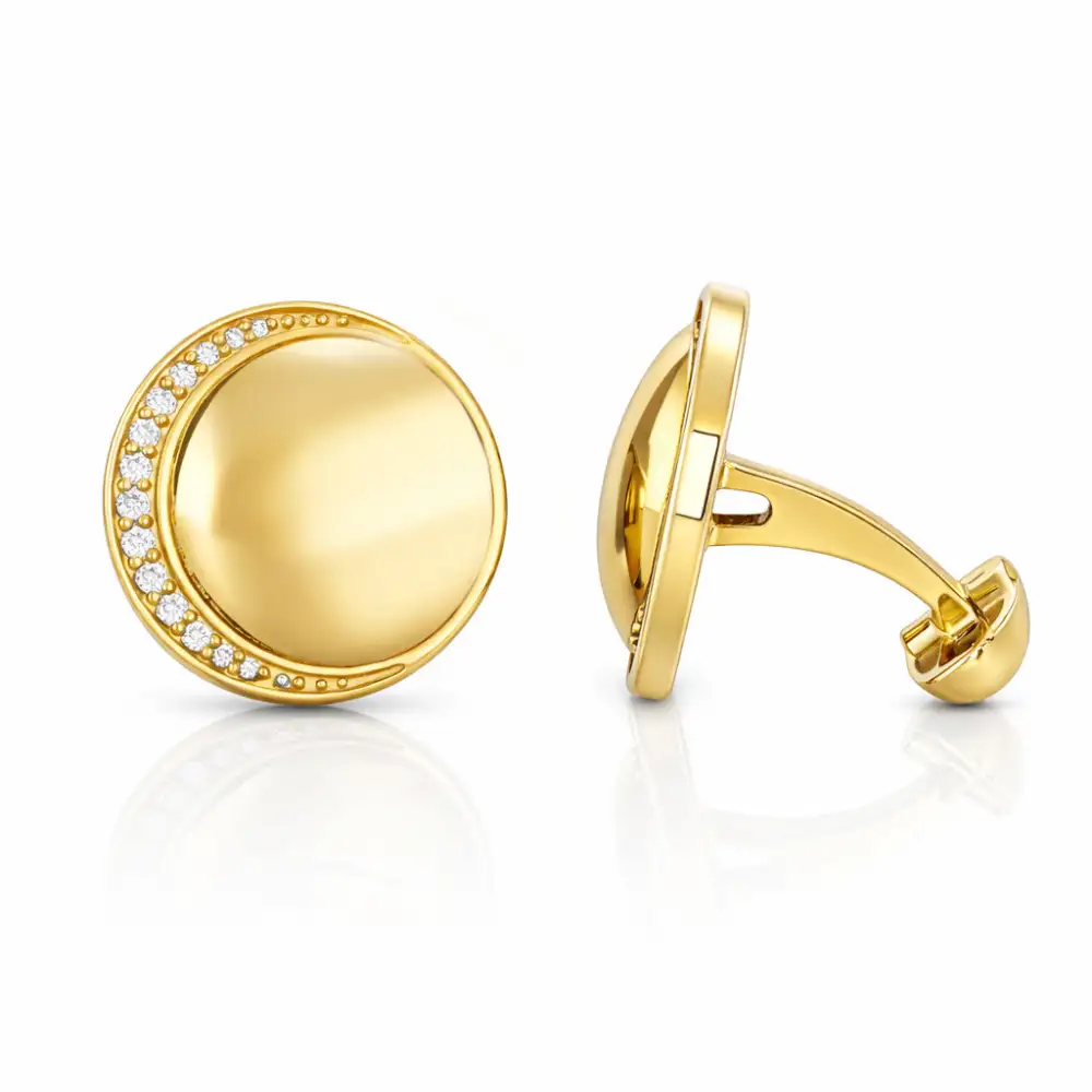 Textured Classic Diamond Cufflinks