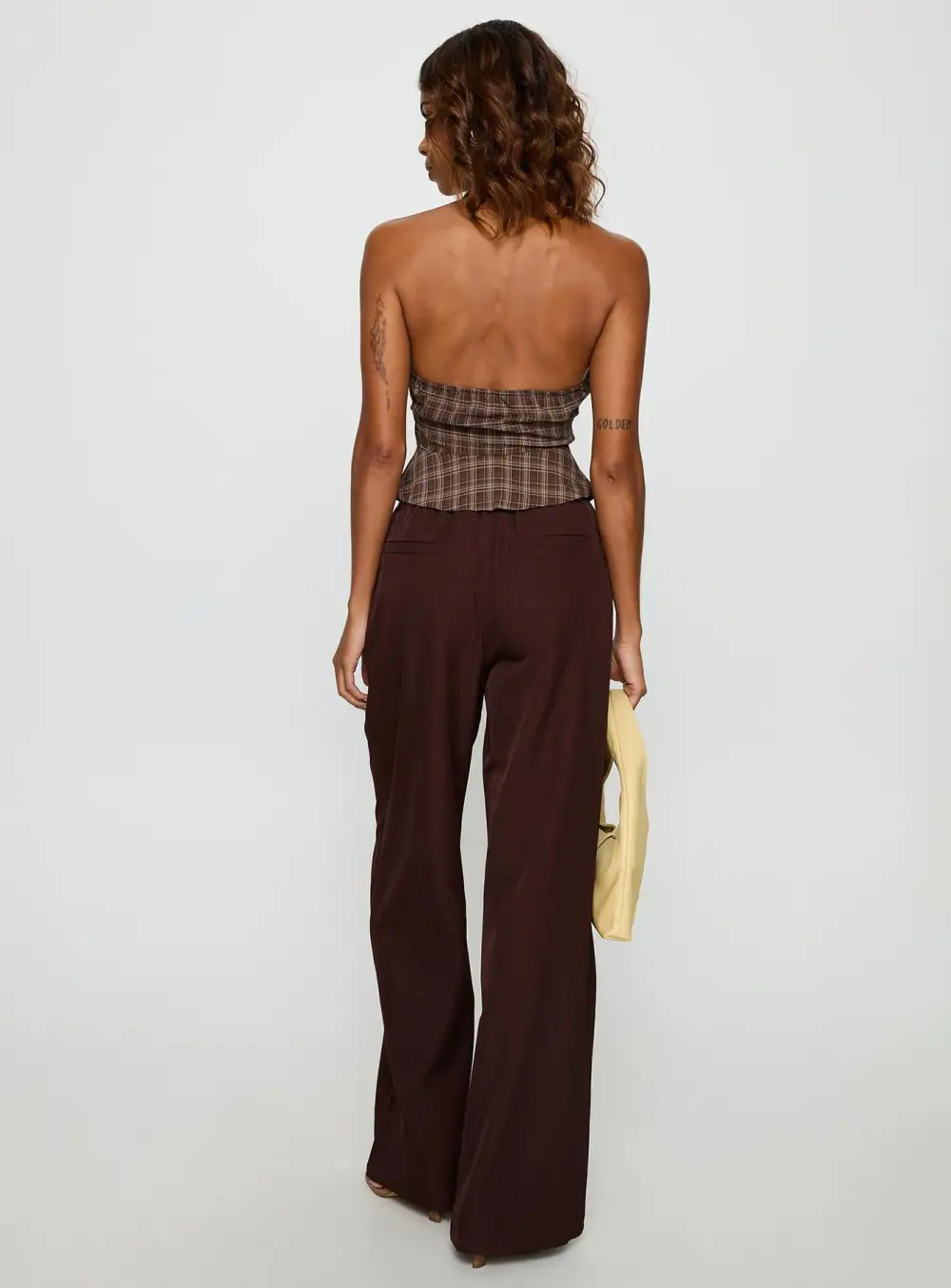 Idolised Pleated Straight Leg Pants