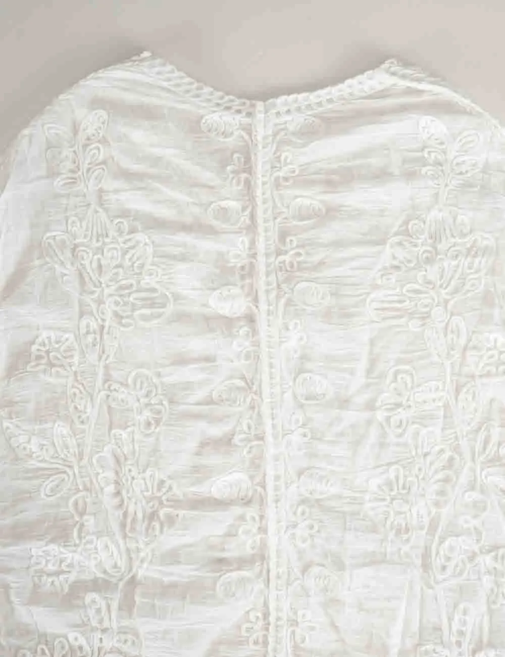Boho Embroidery Crochet Knit Sleeves Cardigan