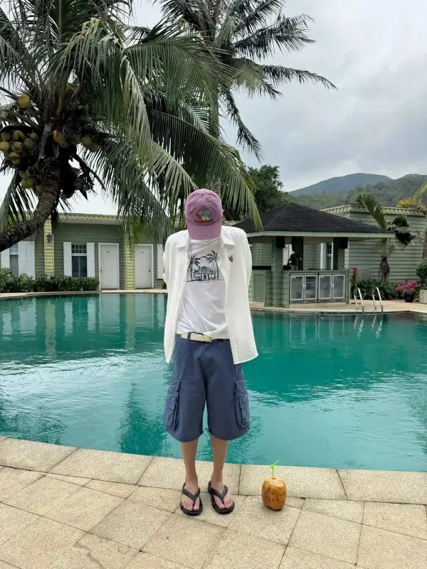 Wide Leg Cargo Shorts