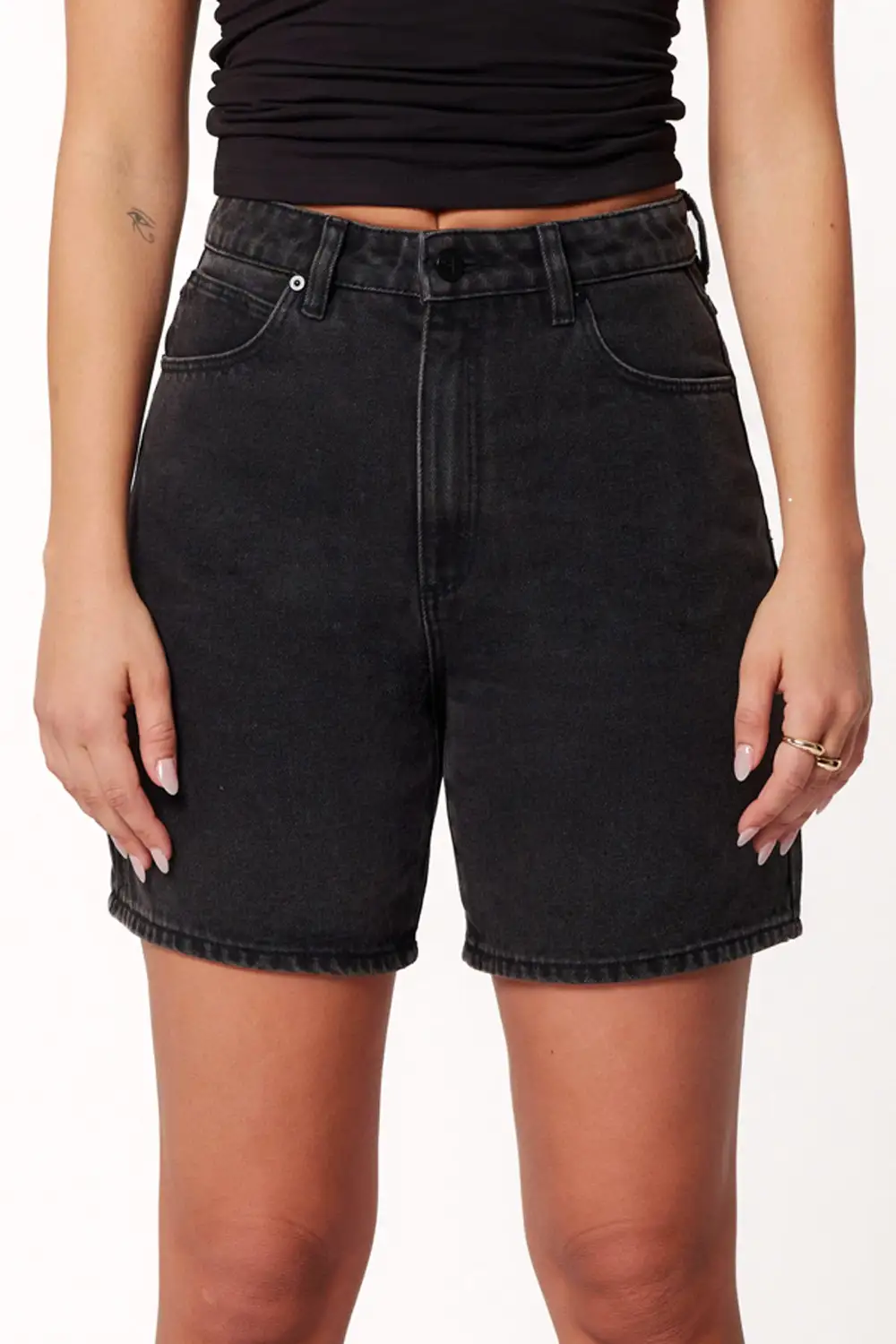 Classic Denim Cotton Wide Leg Casual Shorts