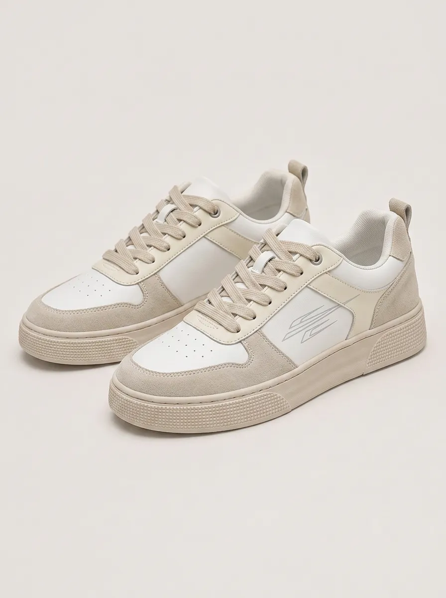 Men's Street Casual Patchwork Patterned Board Style Skate Shoes