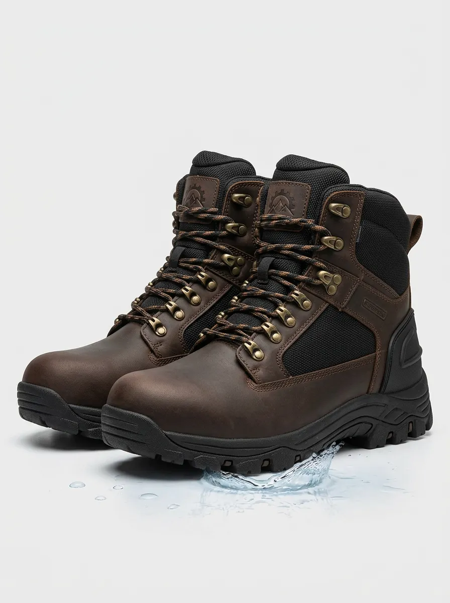 Streamlined Hiking Outdoor Comfort Men' Waterproof Work Boots