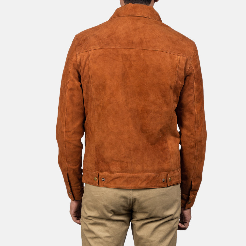 Men's Classic Suede Trucker Jacket