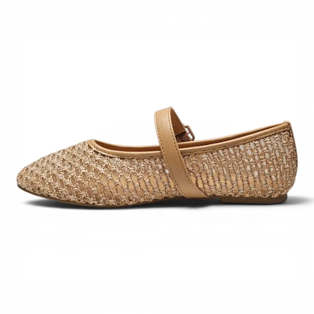 Accept Woven Mary Jane Flats