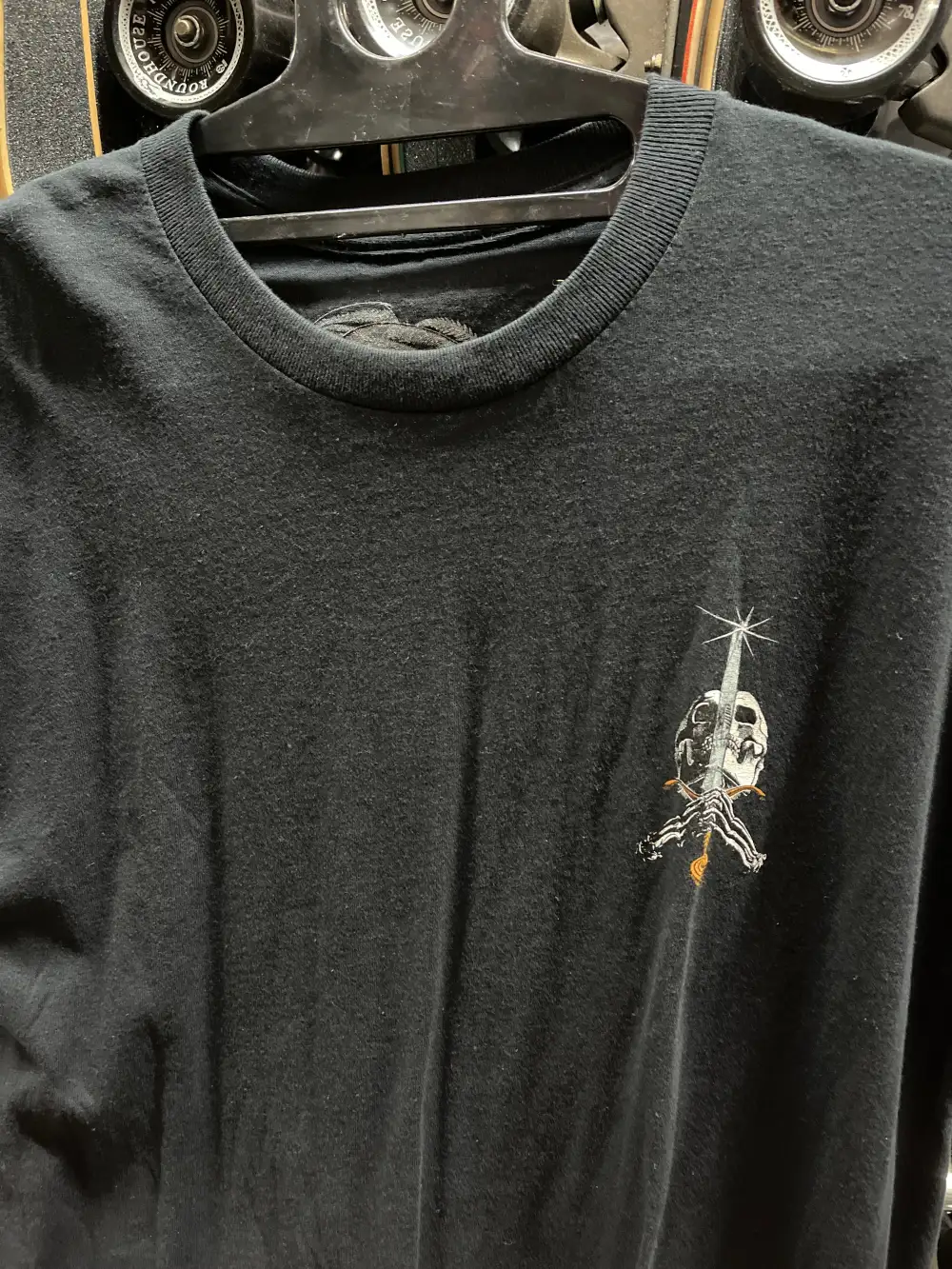 Skull And Sword Skate Graphic T-Shirt