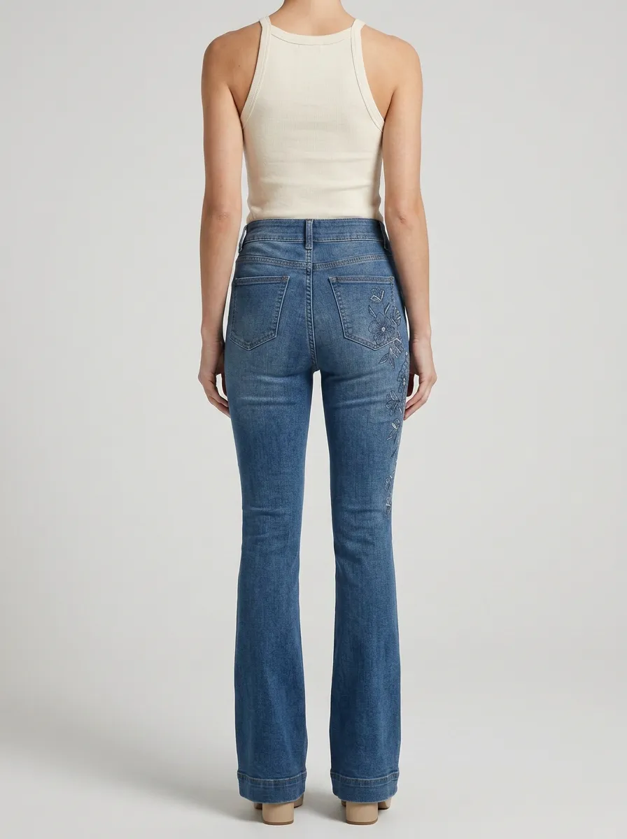 Women's High Waist Casual Denim Jeans