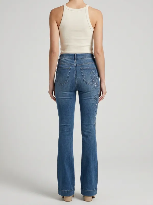 Women's High Waist Casual Denim Jeans