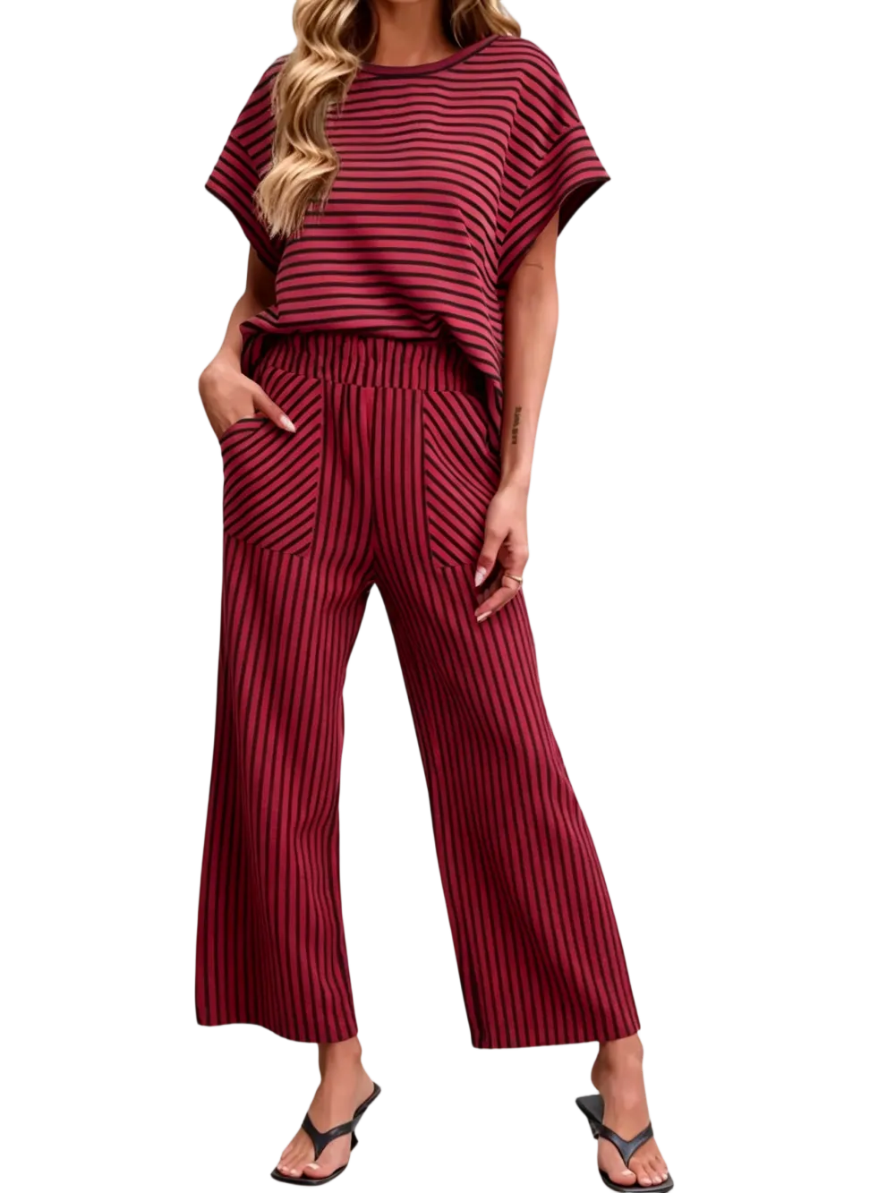 Women's Stripe Set