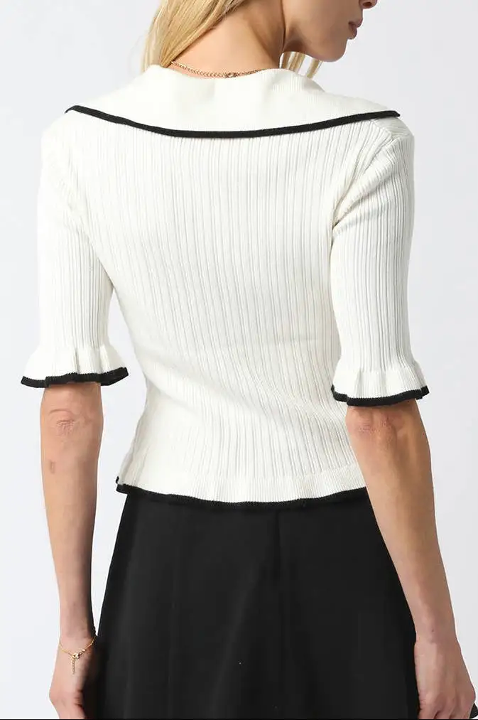Button Front Women's Blouse Top