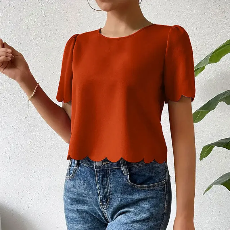 Short Sleeve Round Neck Shirt