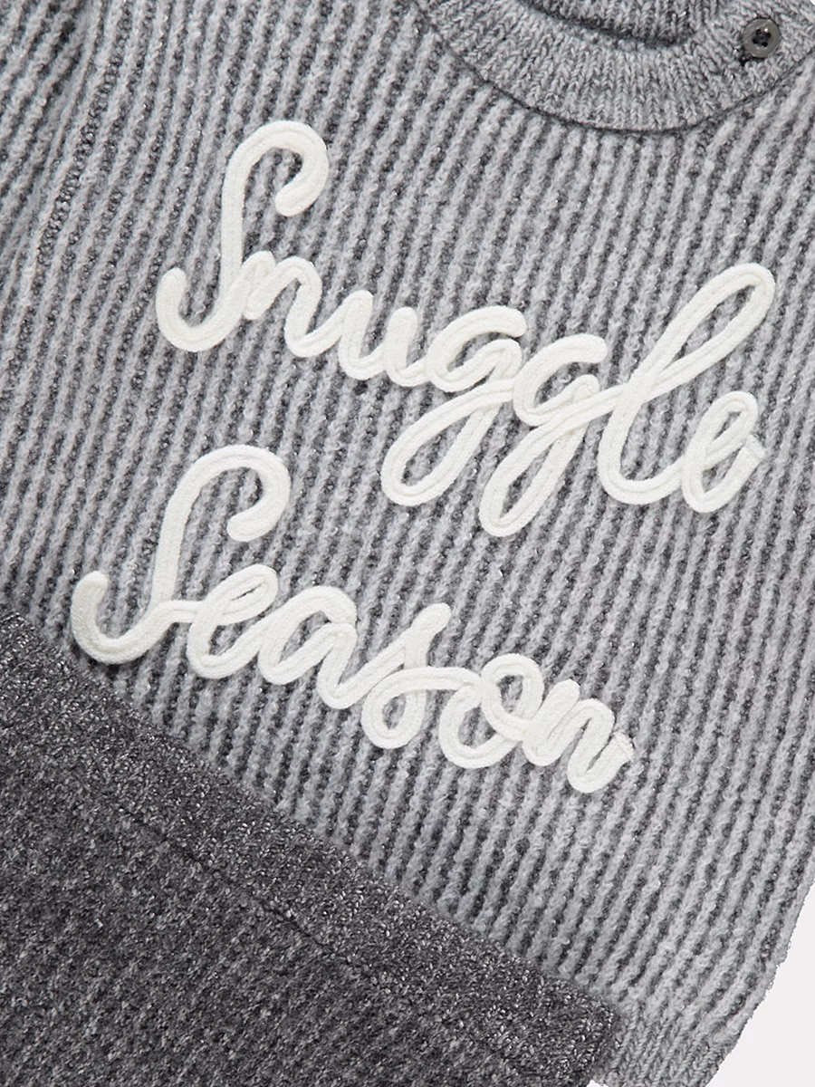 Snuggle Season Knitted Jumper and Leggings Outfit detail 1
