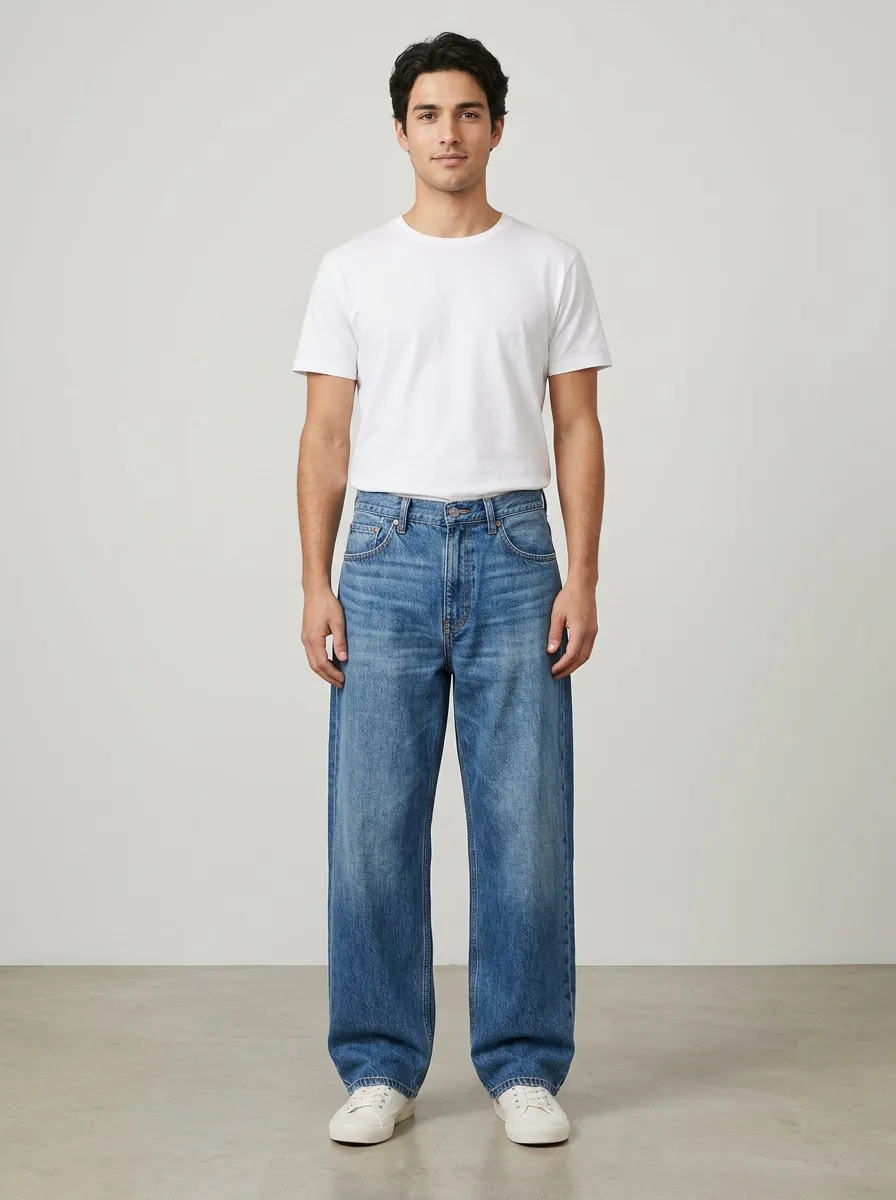 Casual Comfort Straight Fit Relaxed Fit Men's Everyday Jeans