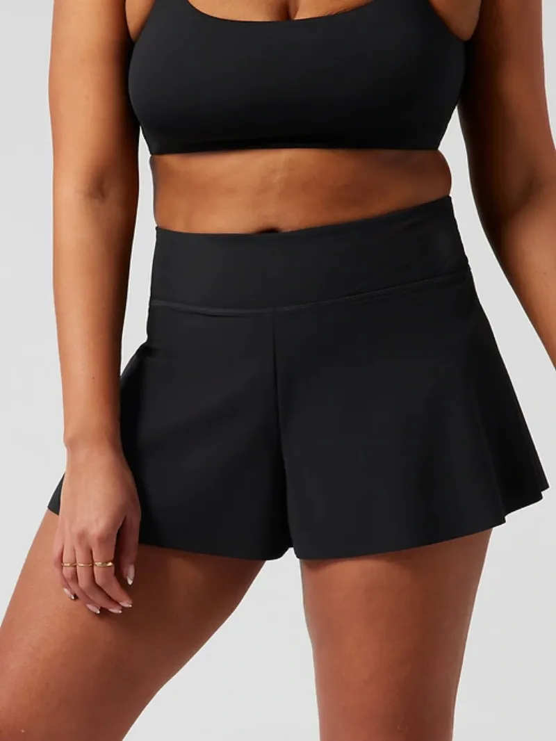 Ruffled Athletic Skort For Playful Casual Style