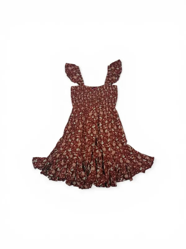 Sleeveless Printed Midi Dress