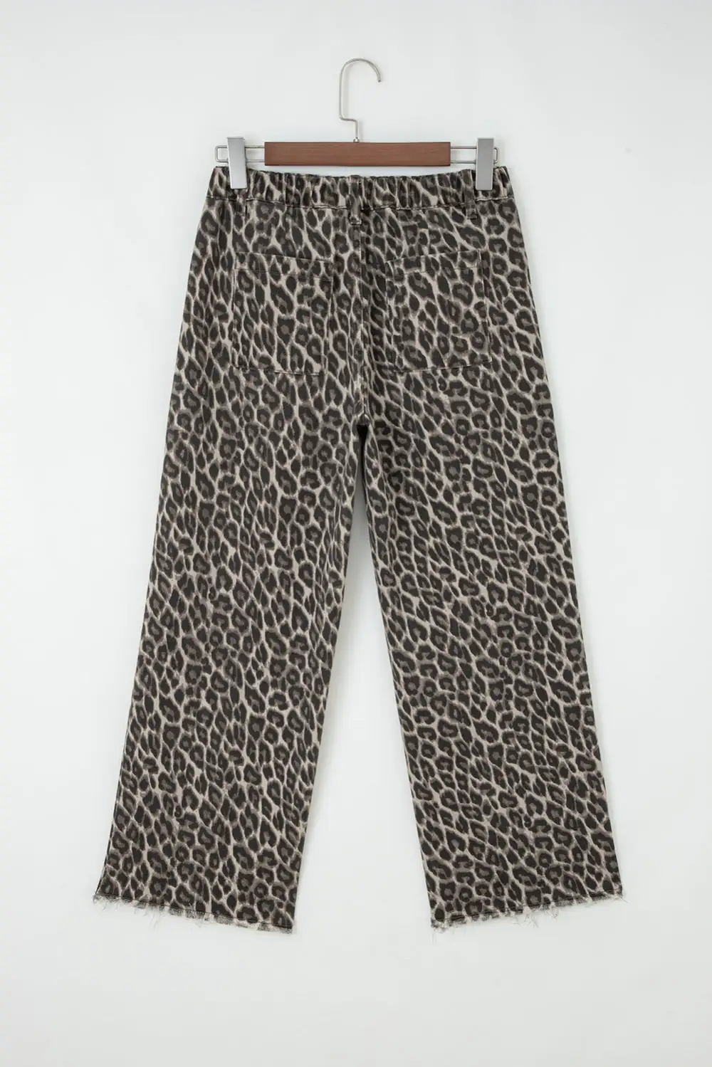 Refined Refined Leopard-Print Straight Leg Jeans
