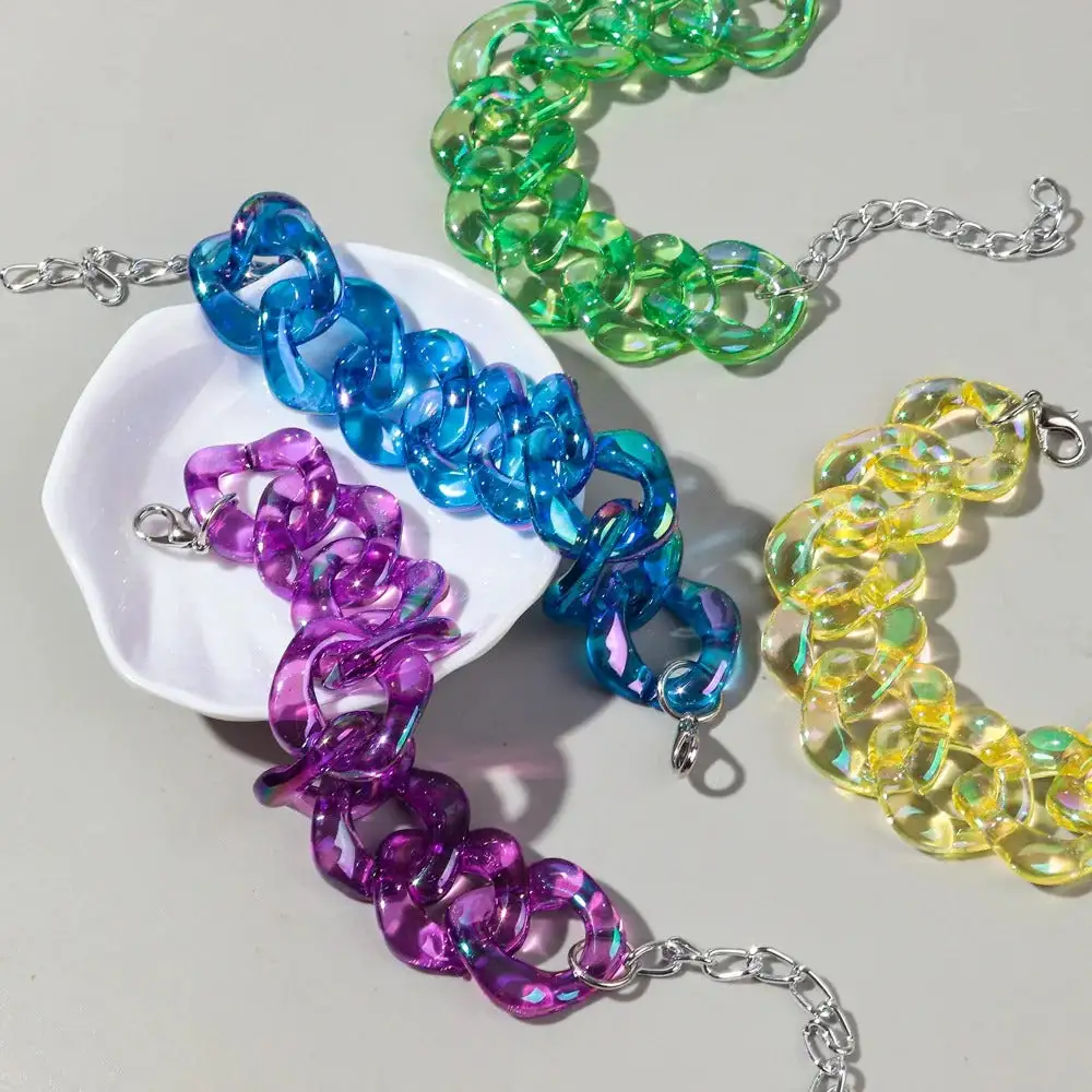 Chunky Chain Acrylic Bracelets