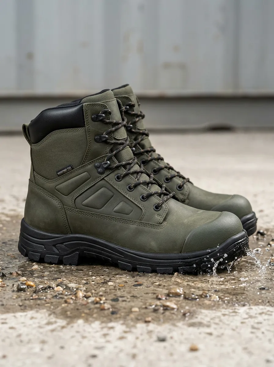 Workday Tactical Workwear Men's Waterproof Work Boots