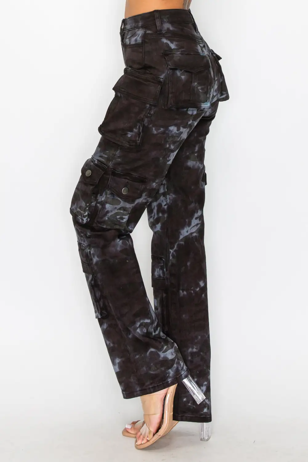 Mid-Rise Utility Cargo Pants