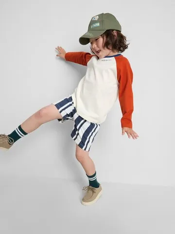 1-9yrs | Pure Cotton Raglan Long Sleeve T-Shirt
