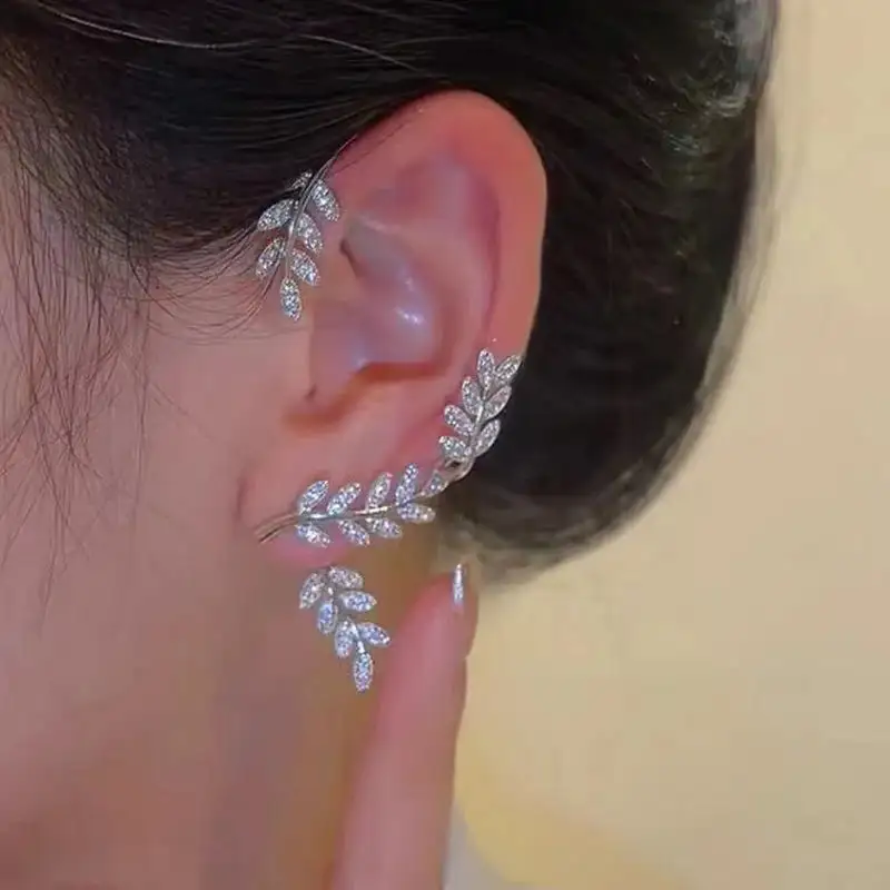 Geometric Drop Ear Cuff