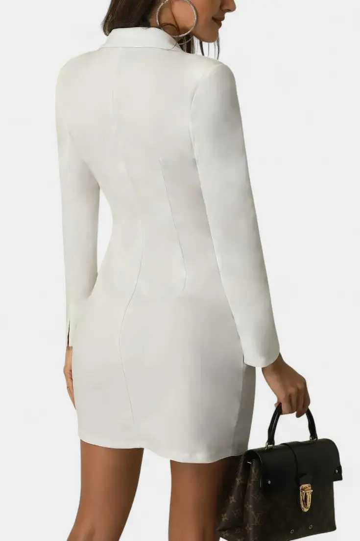 Blazer-Style Casual Dress