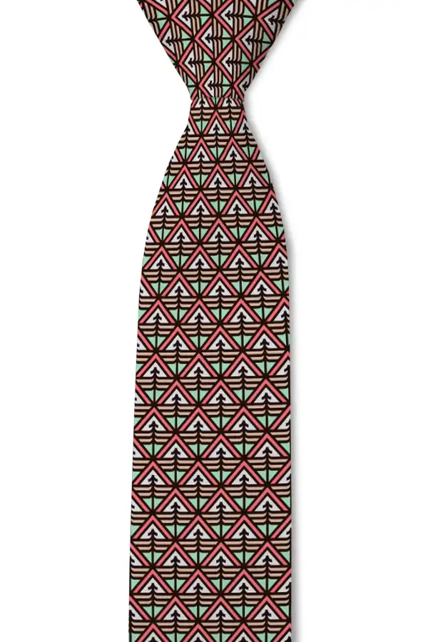 Heritage Checkered Pattern Necktie