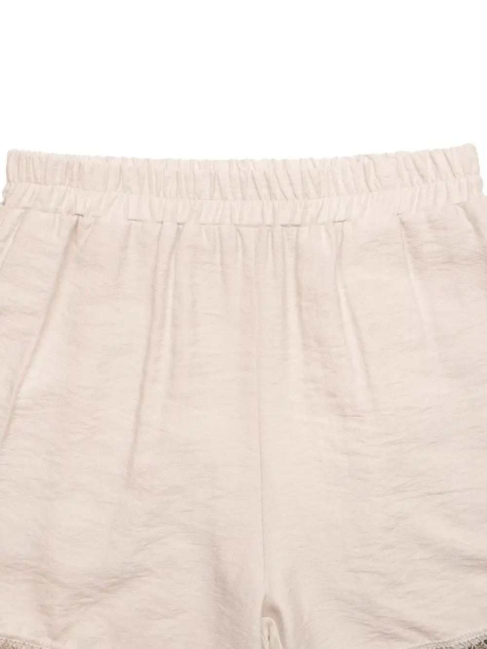 Relaxed Elastic Waist Shorts
