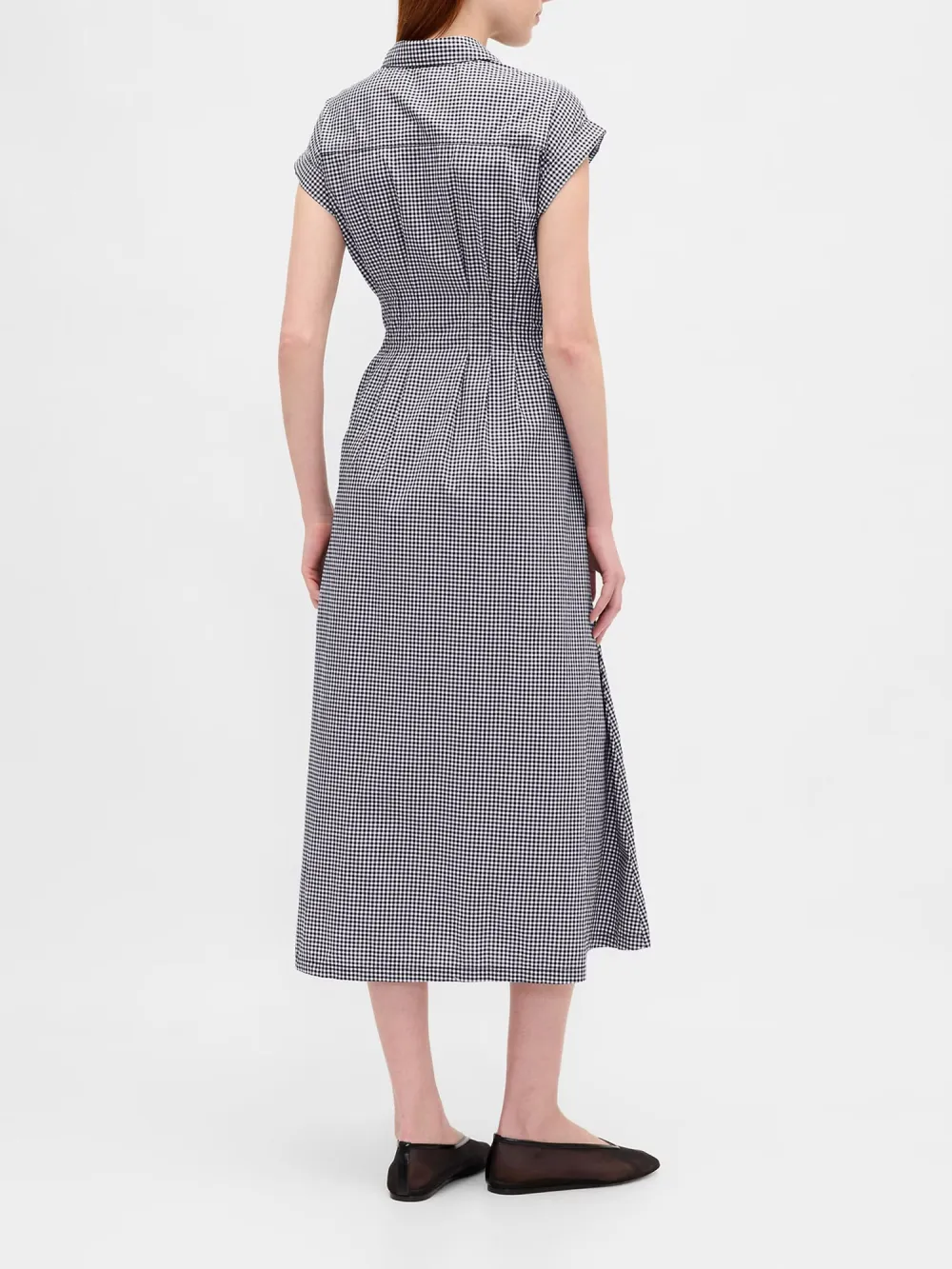 Collar Plaid Dress