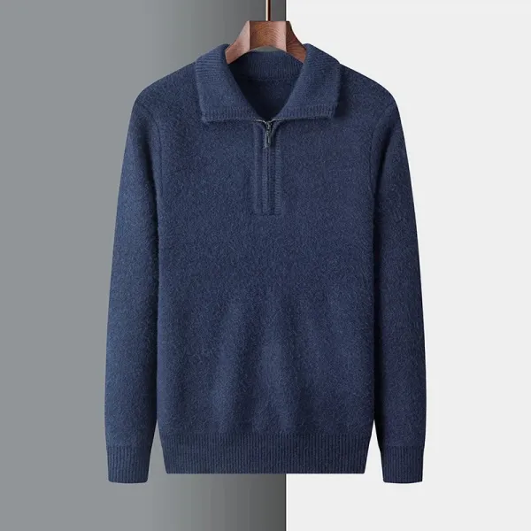 Half-Zip Knit Sweater