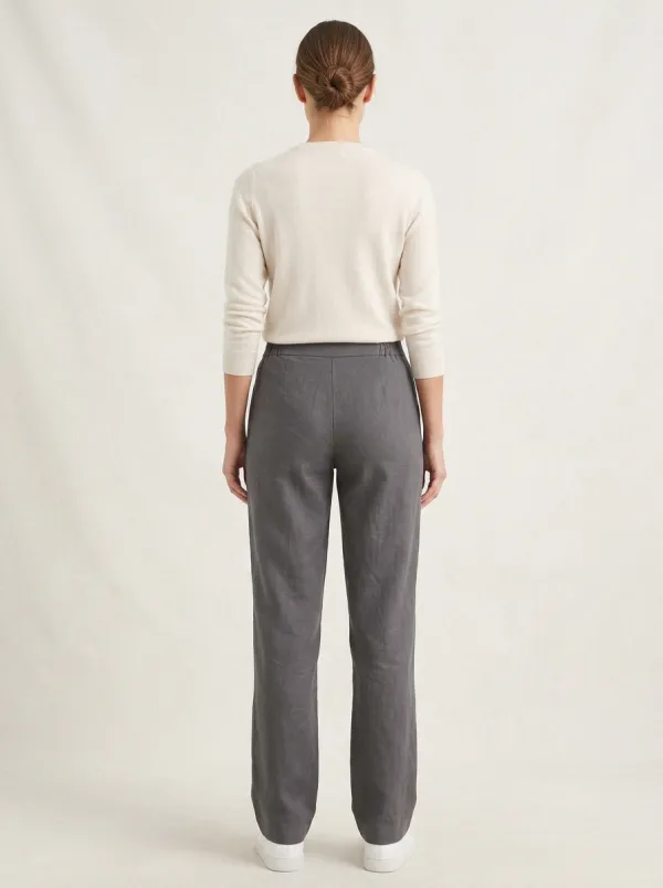 Women's Floral Elastic Waist Trousers