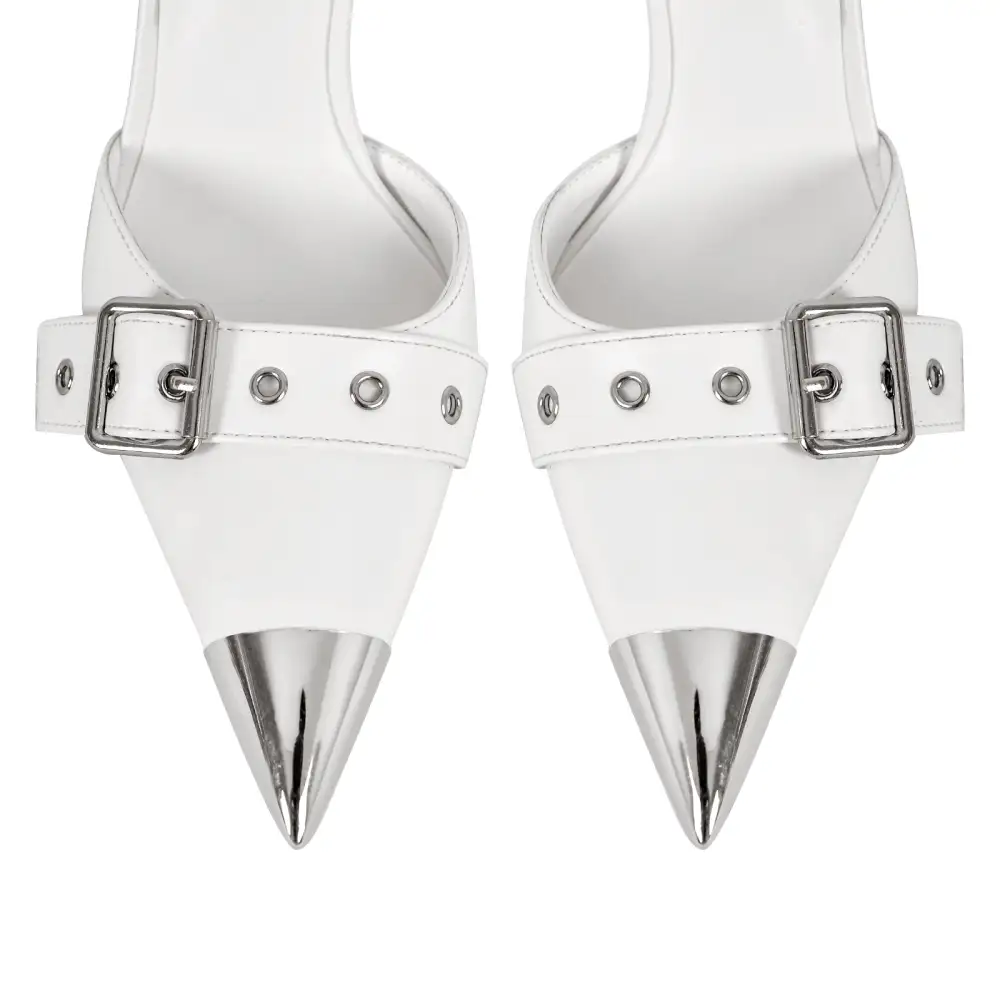 Modern Pointed Toe Stiletto Ankle Strap Pumps