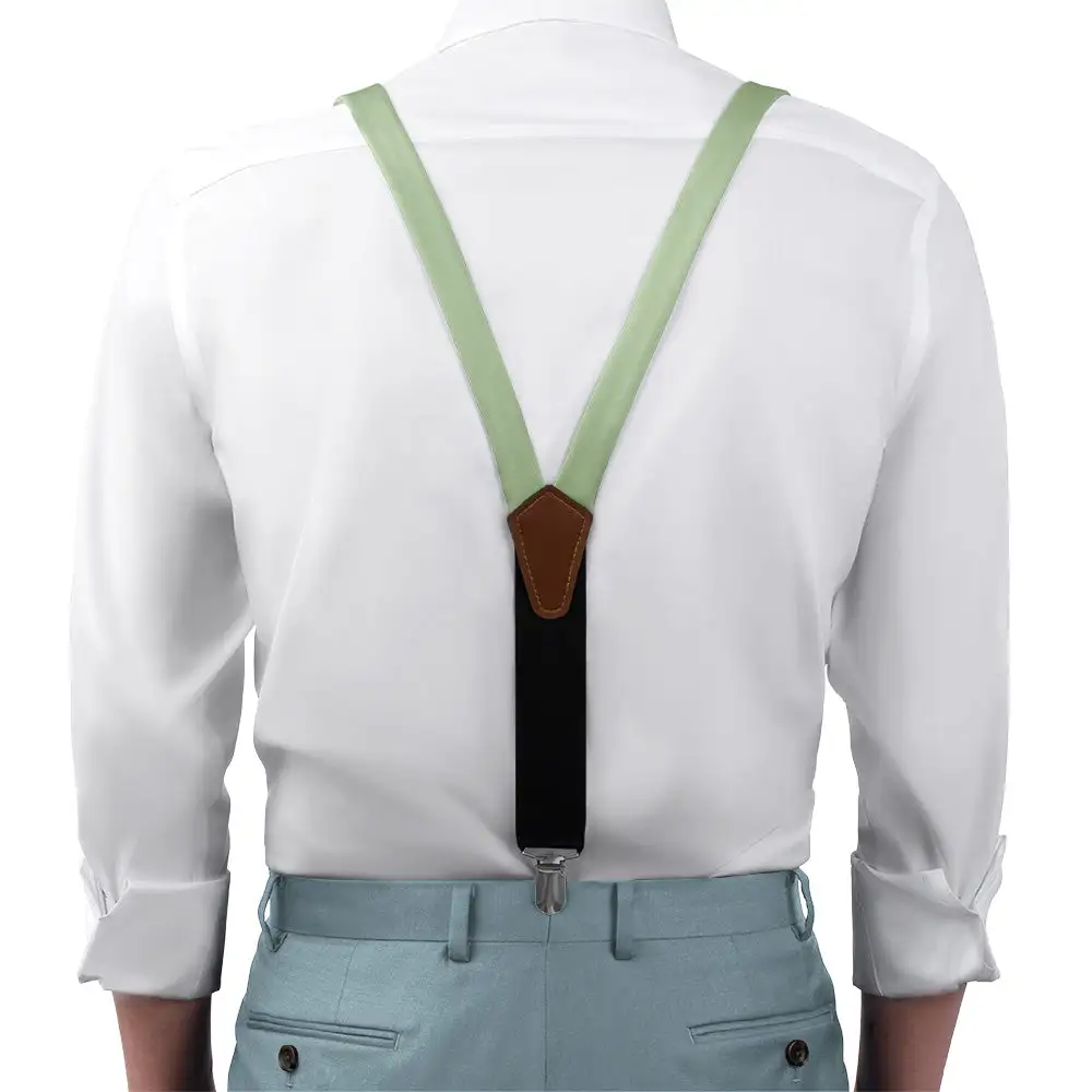 Bold Refined Solid Tone Suspenders