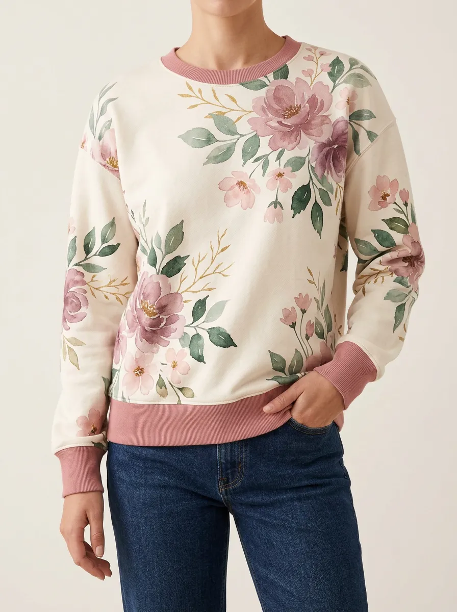 Versatile Relaxed Sweatshirt