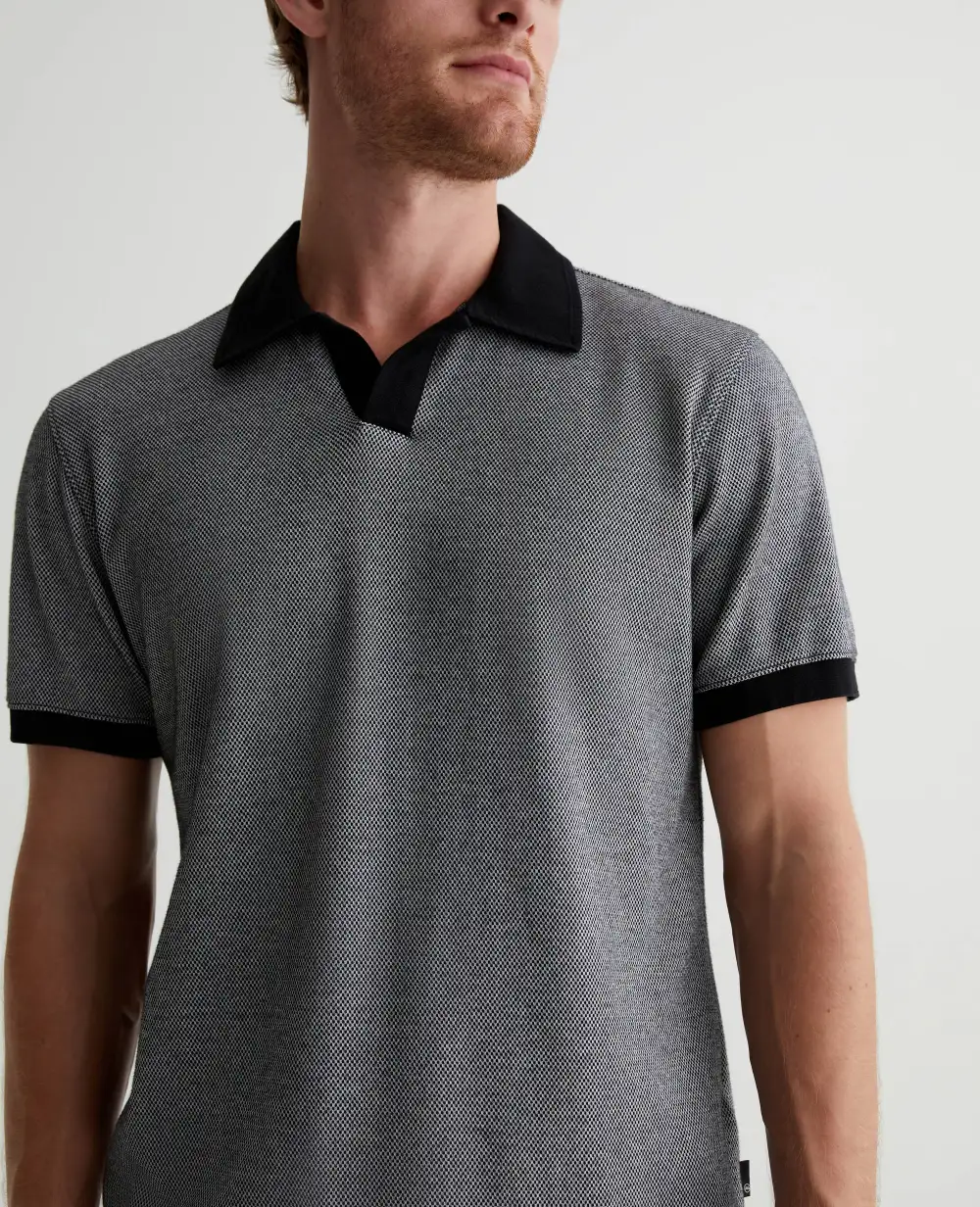 Men's Jacquard Polo Shirt