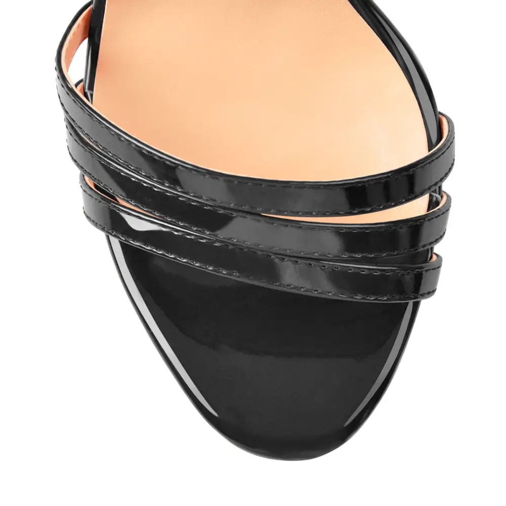 Double Platform High Heel Sandals