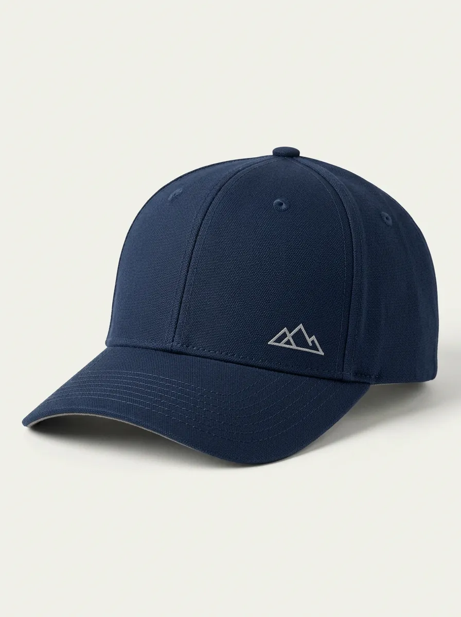Sport Casual Baseball Cap with Mountain Artwork
