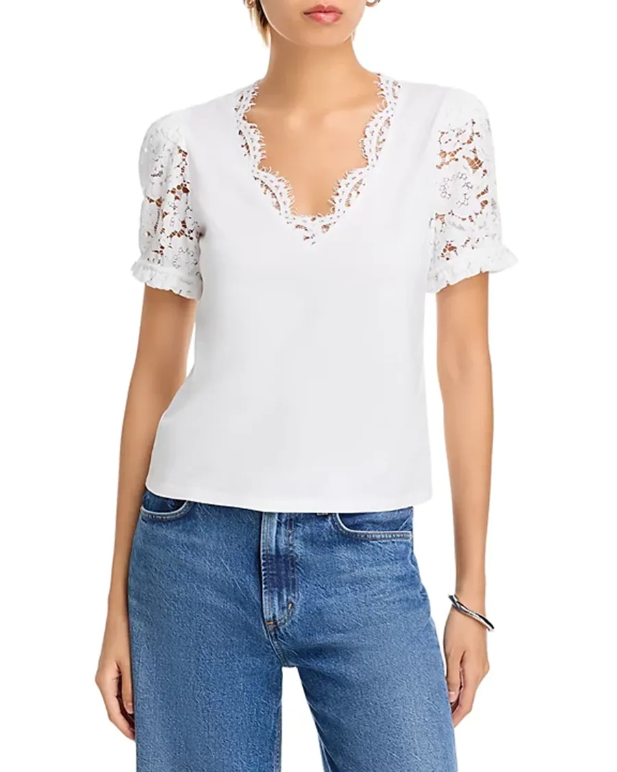 Elegant Style V-Neck Tees
