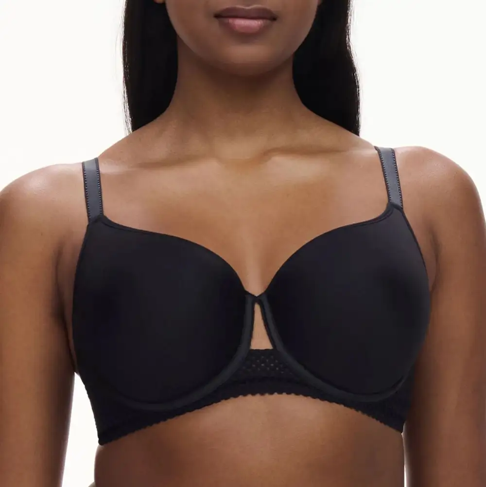Women's Underwire Spacer Molded Padded Seamless Adjustable Straps Lace Mesh Bra