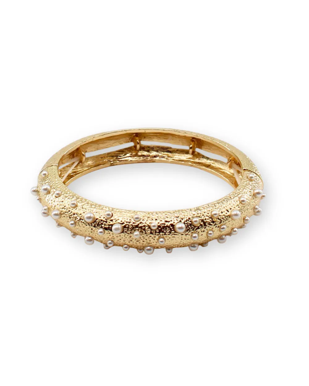 Textured Dainty Pearl Bracelet