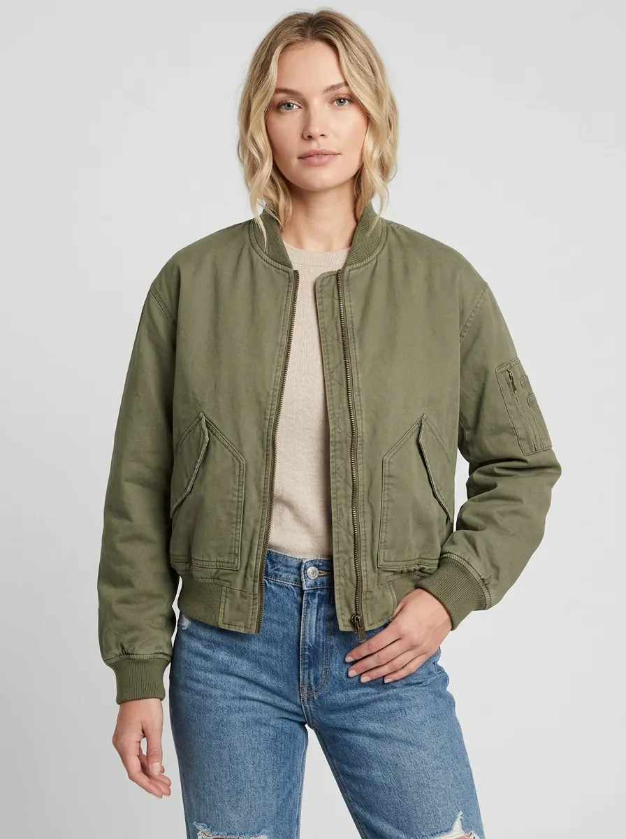Relaxed Utility Women's Casual Jacket