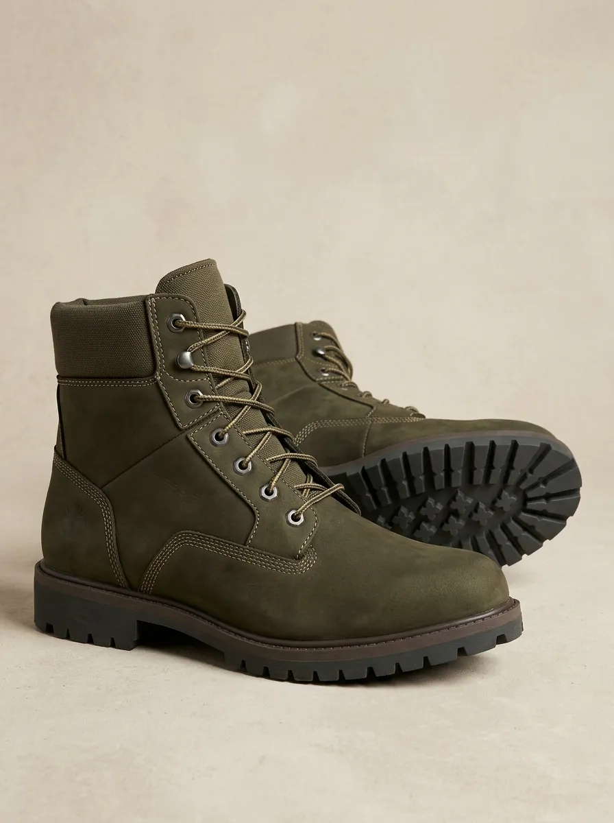Unisex Tactical Lace-Up Print Work Boots