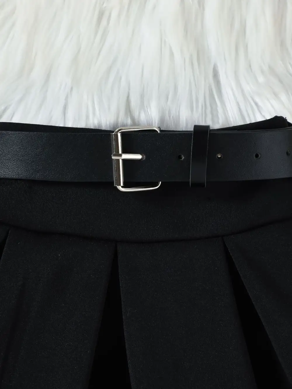 Modern Textured Finish Waist Belt