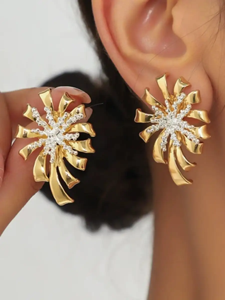 Vintage Geometric Statement Earrings