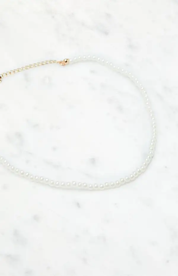 John Galt Beaded Pearl Necklace