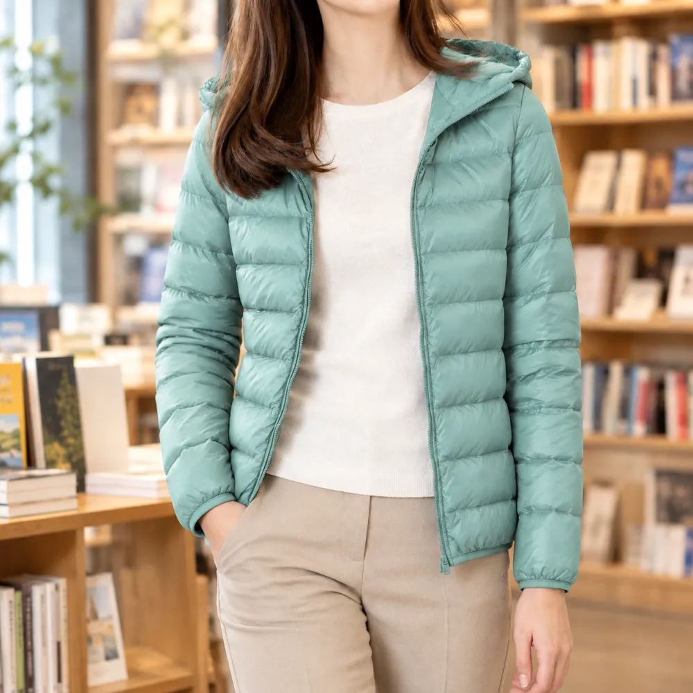 Hooded Quilted Puffer Jacket