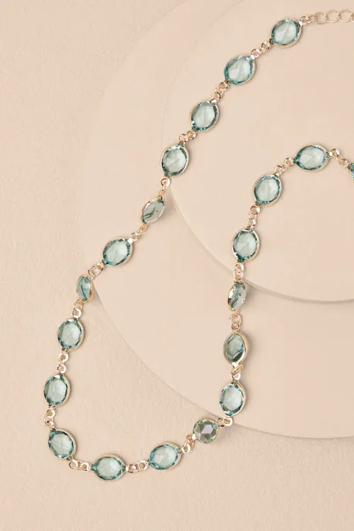 Gorgeous And Exquisite Sapphire Blue Necklace