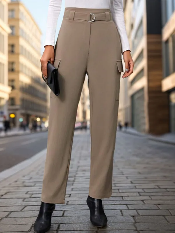 Lace Up Commuter Pocket Trousers Pants