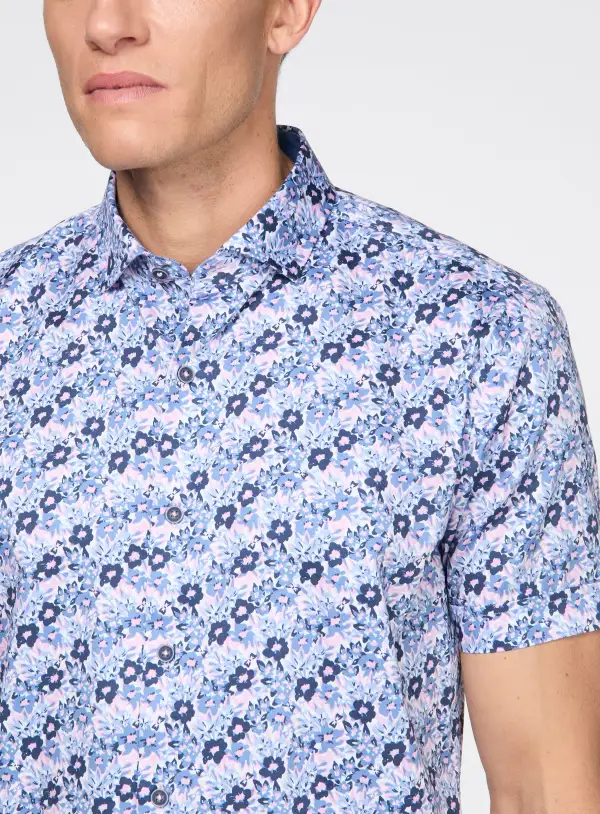 Soft Floral Sateen Shirt